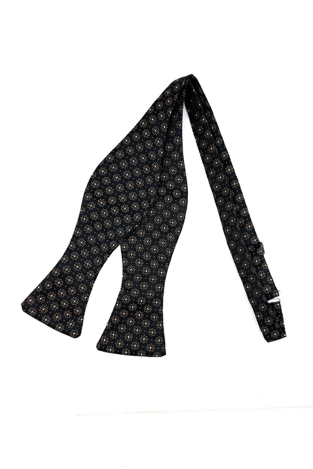 Kahverengi Motif Desen Açık Papyon AP159