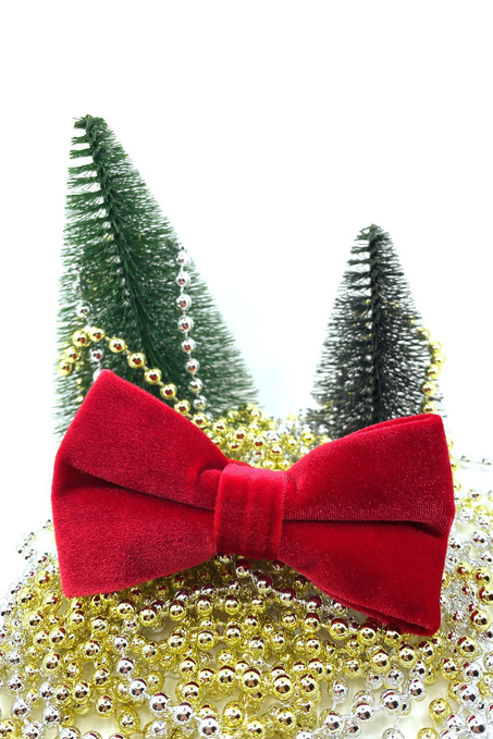 Kırmızı Kadife Papyon P495