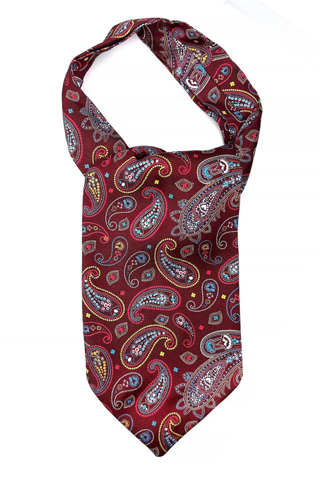 Kırmızı Şal Desen Erkek Fular K417