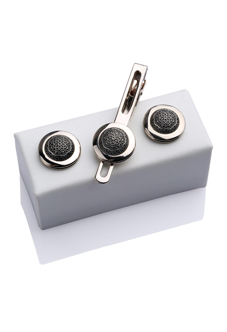Kol Düğmesi ve Kravat İğnesi Set KD339