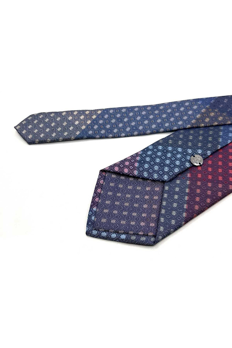Küçük Desen Patchwork Klasik Kravat KK13815