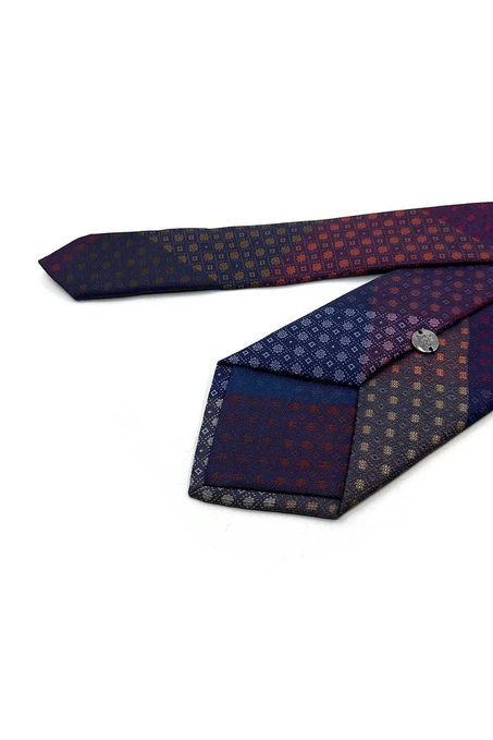 Küçük Desen Patchwork Klasik Kravat KK13803