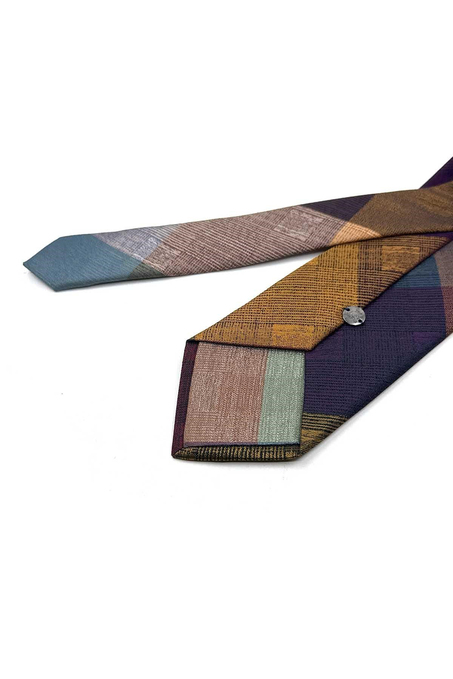 Kum Desen Patchwork Klasik Kravat KK13811