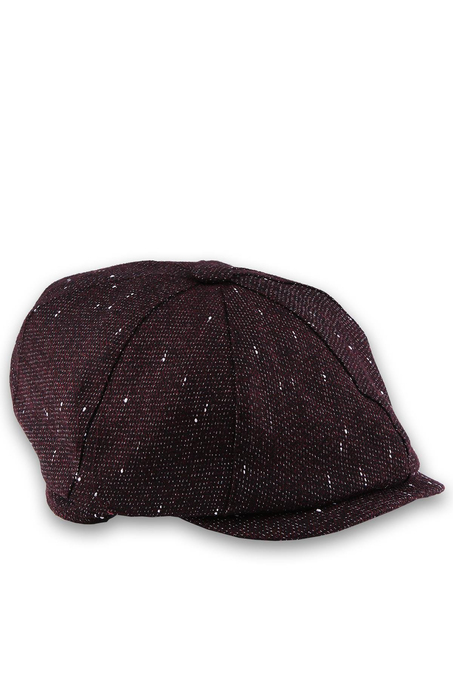 La Pescara Bordo Yün Erkek Kasket Şapka KST43