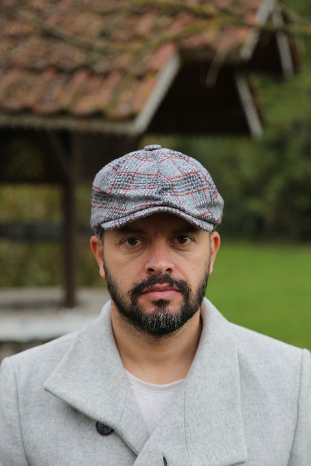 La Pescara Gri Yün Erkek Kasket Şapka KST44