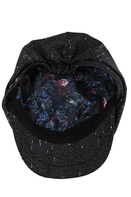 La Pescara Siyah Yün Erkek Kasket Şapka KST11