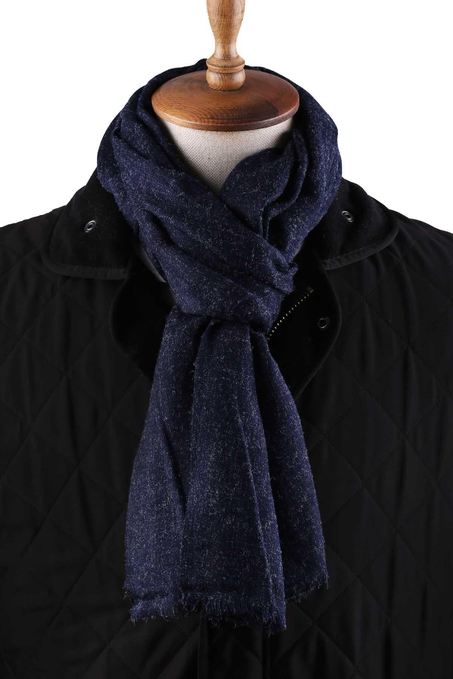 Lacivert Düz Unisex Şal Kaşkol K635