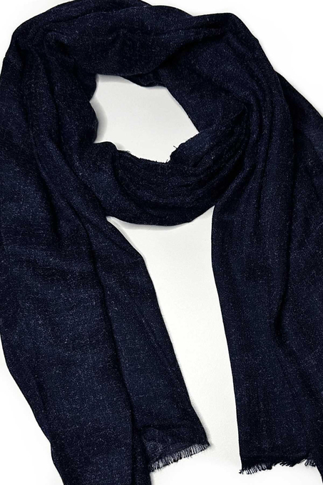 Lacivert Düz Unisex Şal Kaşkol K635