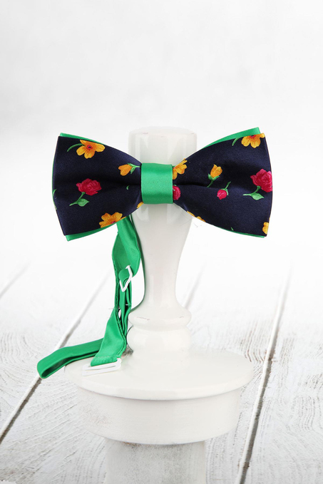 Lacivert İpek Papyon SB139