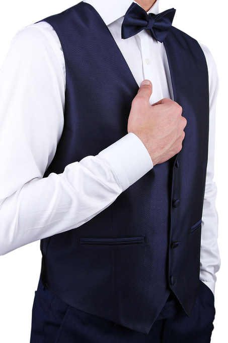 Lacivert Renk Damat Yeleği YLK06