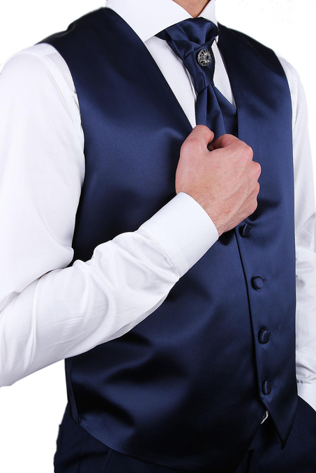 Lacivert Renk Damat Yeleği YLK08