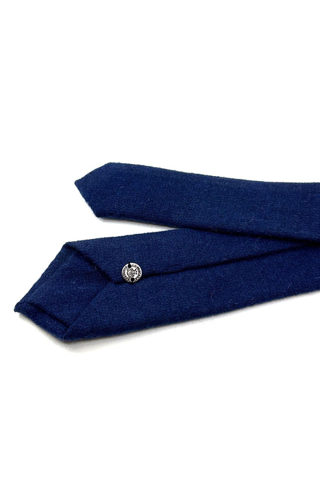 Lacivert Yün Slim Kravat SK7809