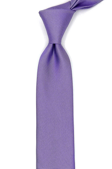 Lila Düz Slim Kravat SK8059