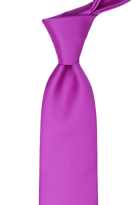 Lilyum Mendilli Düz Saten Kravat KK1135