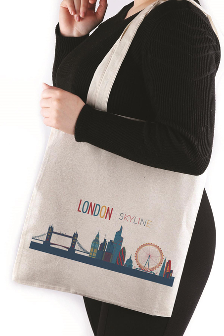 London Skyline Bez Çanta 35*40 Tote Bag TOT96