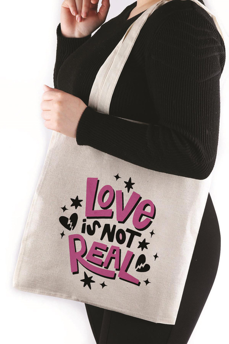 Love Is Not Real Bez Çanta 35*40 Tote Bag TOT118
