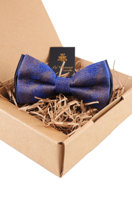 Mavi Kendinden Desen Papyon P1442