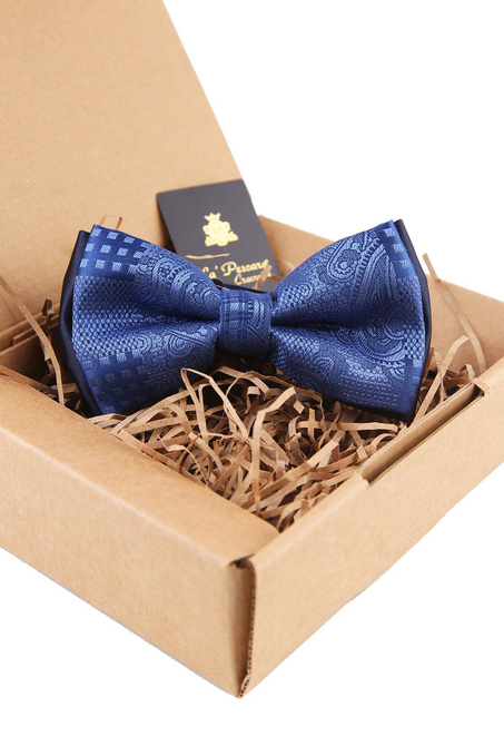 Mavi Kendinden Desen Papyon P1516