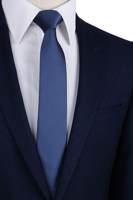 Mavi Nokta Desen Slim Kravat SK7589