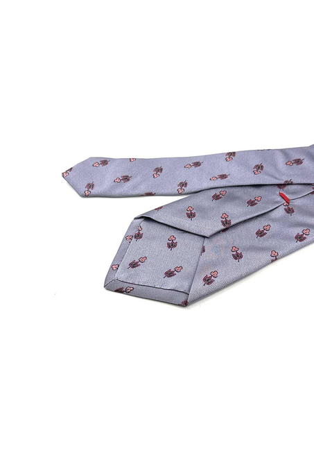 Mela Style Mavi İtalyan İpek Kravat İK2091