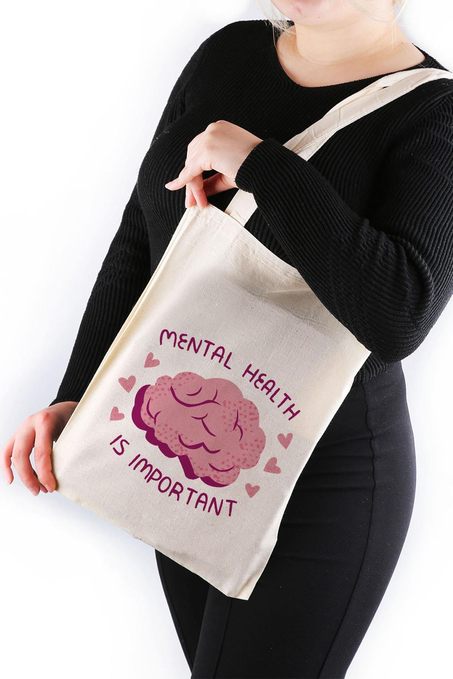 Mental Health Is Important Bez Çanta 30*40 Tote Bag TOT49