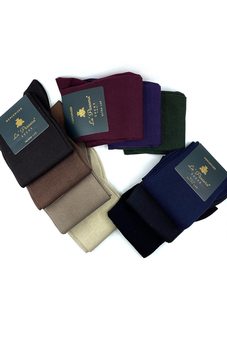 Merserize Çok Renkli Lüks 10lu Çorap Set