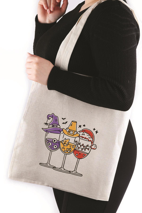 Mexico Wine Glass Bez Çanta 35*40 Tote Bag TOT70