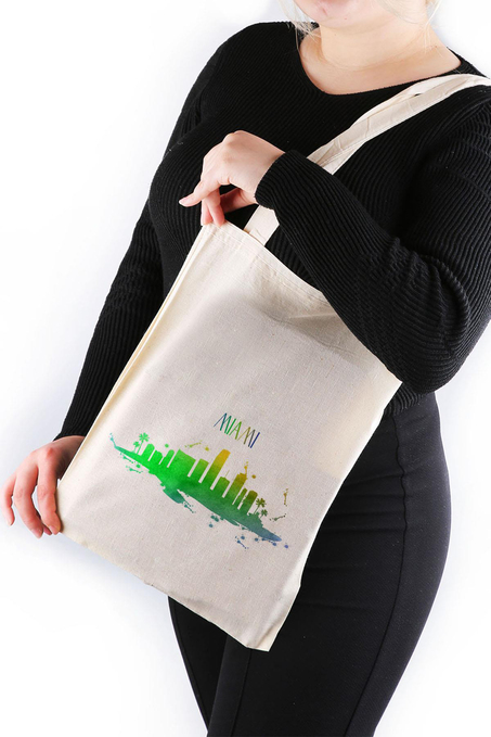 Miami Bez Çanta 30*40 Tote Bag TOT42