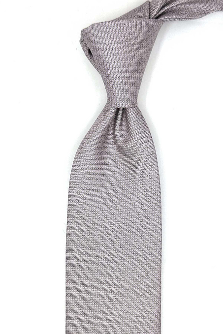 Moltifao Style Bej İtalyan İpek Kravat İK2158