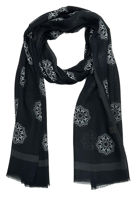 Orchard Style Siyah İtalyan Modal Kaşkol MDL38