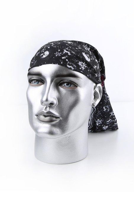 Punk Skull Siyah Fuşya Bandana BND14