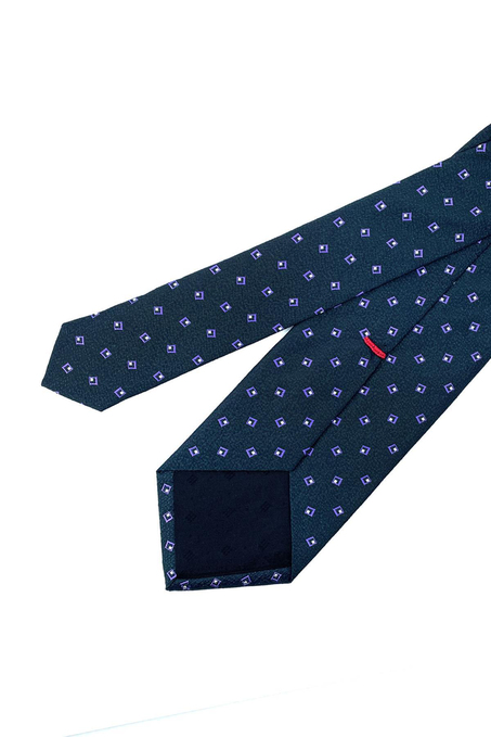 Ruggiero Style Yeşil Küçük Desen İtalyan İpek Kravat İK940