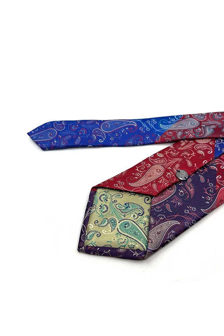 Şal Desen Patchwork Klasik Kravat KK13817