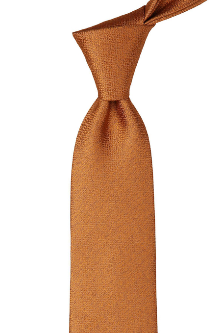 Sarı Kum Desen Mendilli Klasik Kravat KK10239