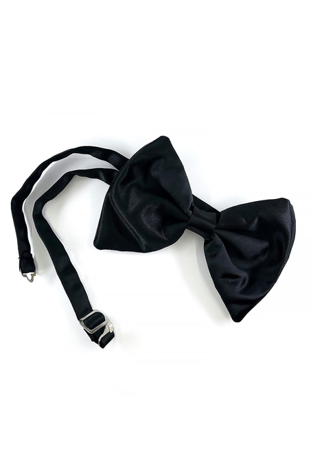 Siyah Büyük Saten Papyon SP36