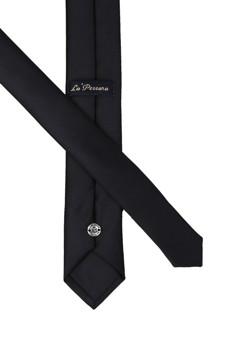 Siyah Düz Mat Saten Çok İnce Kravat UST32