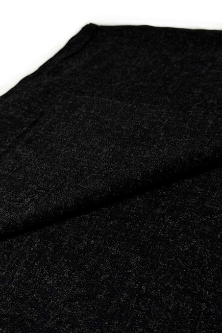 Siyah Düz Unisex Şal Kaşkol K634