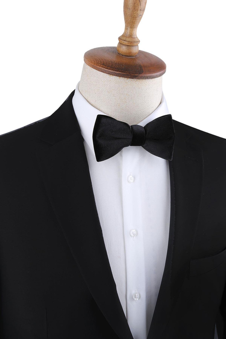 Siyah Kadife Papyon P1689