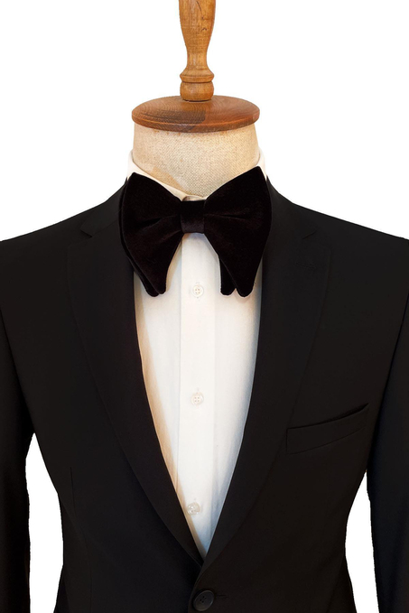 Siyah Kadife Papyon P862