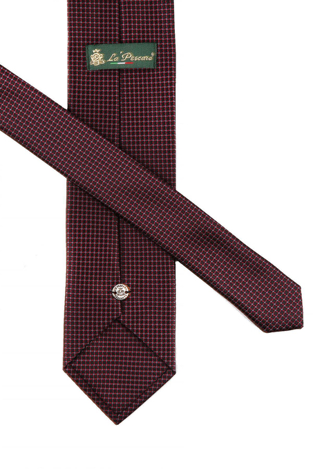 Siyah Nokta Desen Mendilli Klasik Kravat KK10784