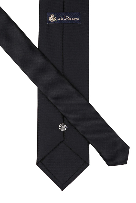 Siyah Nokta Desen Mendilli Klasik Kravat KK4152