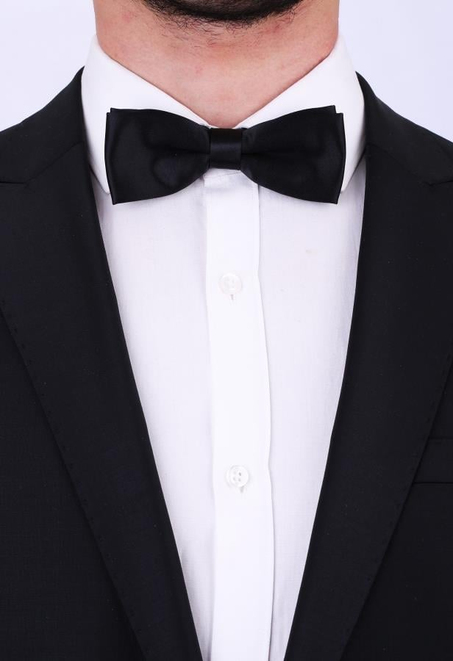 Siyah Slim Saten Papyon SP20