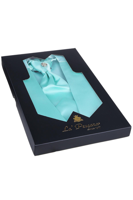 Su Yeşili Renk Damat Yeleği YLK05