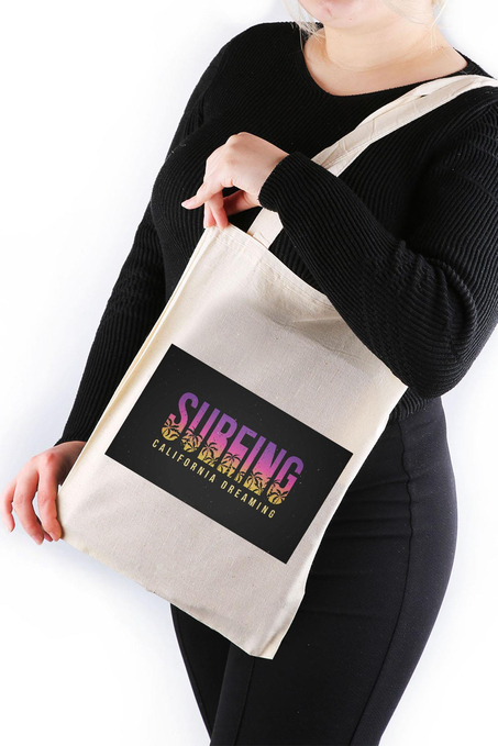 Surfing California Dreaming Bez Çanta 30*40 Tote Bag TOT01