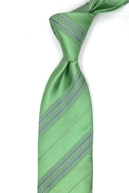 Tettola Style Yeşil İtalyan İpek Kravat İK2177