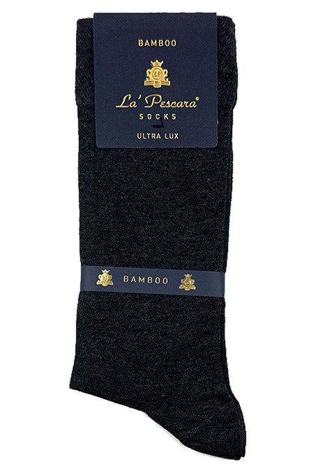 Ultra Lüks Füme Düz Bambu Erkek Klasik Çorap CRP264