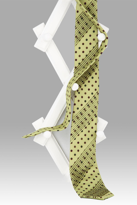 Valeures Style Yeşil Motif Desen İtalyan  Piliseli Kravat CRK30