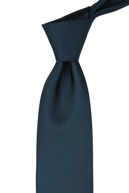 Yeşil Nokta Desen Mendilli Klasik Kravat KK4155