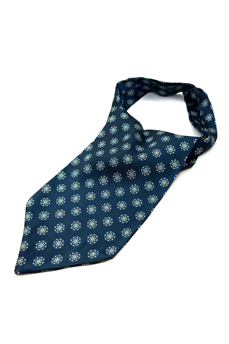 Yeşil Puantiye Desen Erkek Fular K420