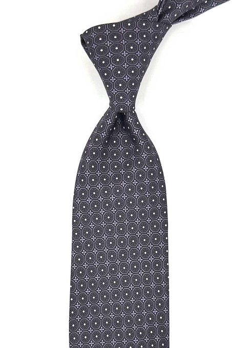 Zoza Style Mor - Lila İtalyan İpek Kravat İK2092